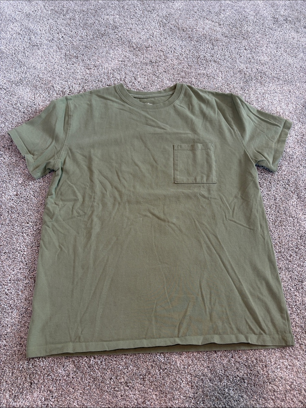2 for $15 Goodfellow & Co Olive Short-Sleeve Pocket Tee